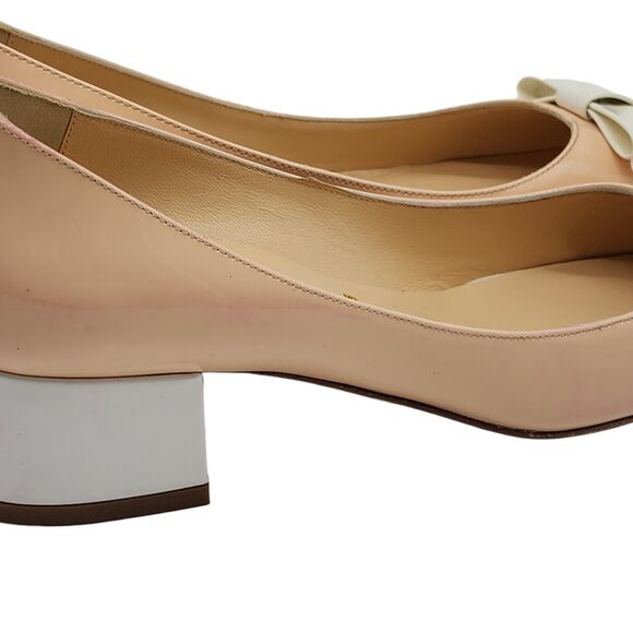 Christian Louboutin Pumps Zerlisixty Patent Leather Shoes in Beige 38 8US NEW - Picture 9 of 10